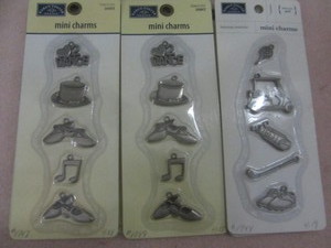 Mini Charms - Dance, Golf
