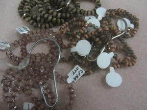 Glass Beads Faceted Rondelles