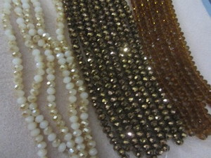 Faceted Rondelles