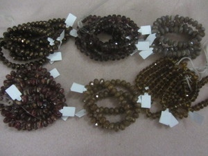 Faceted Rondelles