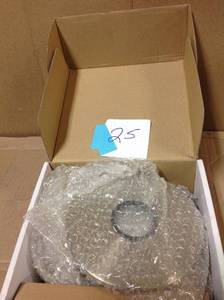 lot 25 image: Ultra Faucets Twist Single-Handle 1-Spray Shower Faucet in Brushed Nickel (Valve Not Included)in good condition