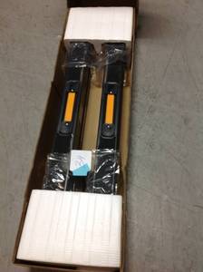 lot 34 image: Set of 2 TOUGHBUILT Adjustable Height (25-32 in.) and Width (39.9-45.9 in.) Steel Sawhorse and Jobsite Table  1300 lb. Capacitynot used