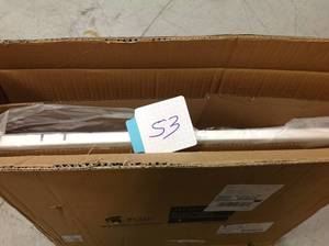 lot 53 image: Venti Air 24 in. x 24 in. Square T-Bar 3 Cone Step Down Drop Ceiling Lay In 4-Way Diffuser with 6 in. NeckCollar not used