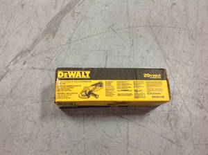 lot 58 image: DEWALT 20-Volt MAX Lithium-Ion Cordless 4-12 in. to 5 in. Grinder (Tool Only)in good condition