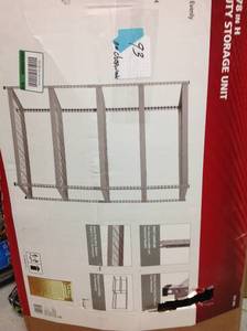 lot 93 image: 78 in. H x 48 in. W x 24 in. D 5 Shelf Steel Unit NOT CHECKED