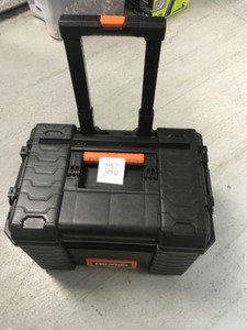 lot 126 image: Ridgid 22 in. Pro Gear Cart Tool Box in Black not used