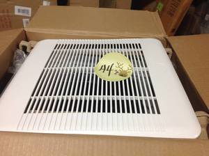 lot 44 image: Hampton Bay 110 CFM Ceiling Bathroom Exhaust Fanin good condition