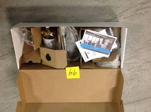 lot 94 image: Brecklyn Single-Handle 6-Spray Tub and Shower Faucet with Magnetix Rainshower Combo in Spot Resist Brushed Nickelin good condition