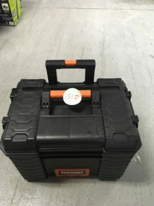 lot 131 image: Ridgid 22 in. Pro Gear Cart Tool Box in Black not used