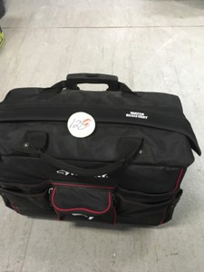 lot 128 image: HUSKY TOOL BAG  zipper needs repair otherwise in good condition