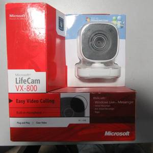 lot 26 image: New Microsoft LiveCam VX-800