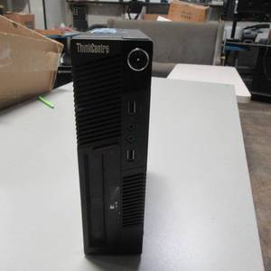 lot 64 image: Lenovo Thinkcentre M91p USFFCore i5-2400s  2.50GHz 4GB RAM 500GB HDDNo OS w AC Adapter