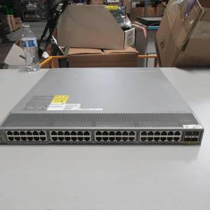 lot 99 image: Cisco Nexus 48 Port 101001000 Gig Switch Port Tested 4x SFP Uplinks Dual AC