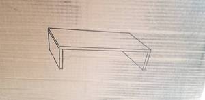 lot 107 image: Table Top Monitor Riser in Black NIB