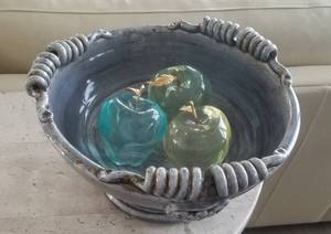 lot 26 image: Grey French Center Piece Bowl by COI Designs