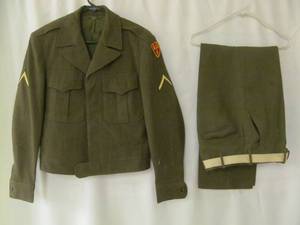 Vintage US military clothing