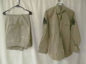 Vintage US military clothing
