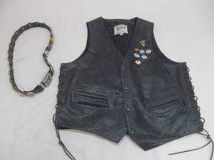 vintage bikers vest
