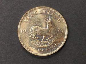 1976 Krugerrand 1 Ounce .999 Gold C...