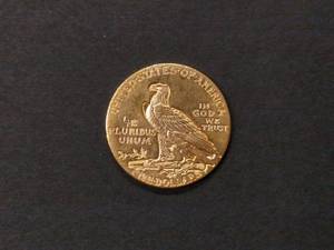 1909 D  Five Dollar Indian Head Gol...