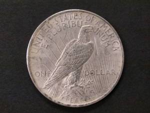 1922 Peace Silver Dollar...