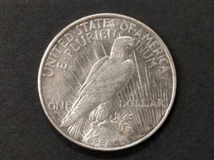 1922 D Peace Silver Dollar...