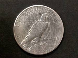 1922 S Peace Silver Dollar...