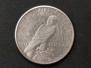 1925 S Peace Silver Dollar...