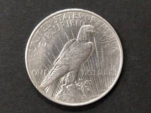 1927 D Peace Silver Dollar...