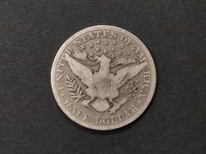 1905 S Barber Silver Half Dollar...