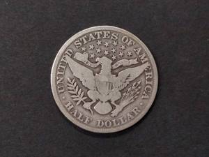 1906 Barber Silver Half Dollar...