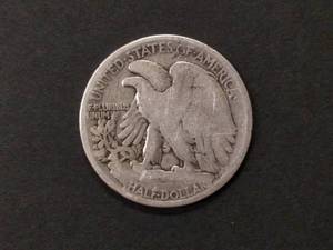 1918 Walking Liberty Silver Half Do...