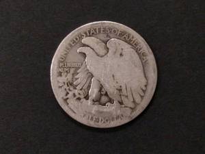 1919 S Walking Liberty Silver Half ...