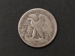 1929 S Walking Liberty Silver Half ...