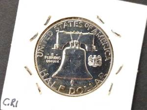 1961 Proof Franklin Silver Half Dol...