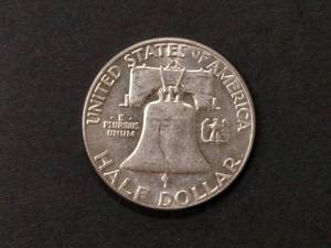 1962 D Franklin Silver Half Dollar...