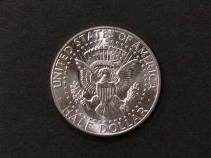 1964 AU Kennedy Silver Half Dollar...