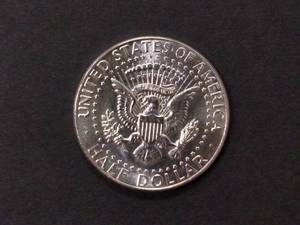 1964 AU Kennedy Silver Half Dollar...