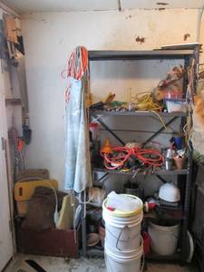 Lot of tools, machete, garden suppl...