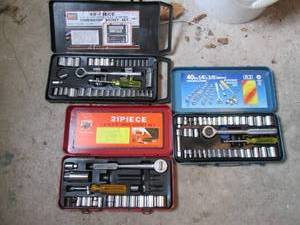 3 socket sets as pictured...