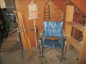 Wheelchair, crutches, walker clothe...