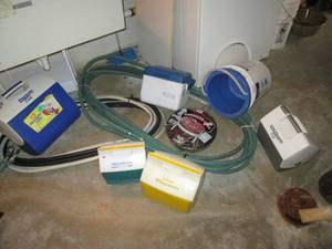 Hoses, coolers and buckets...