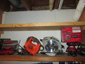Lot of electric power tools, most l...