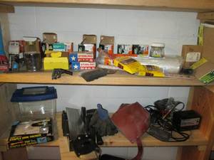 Lot of hardware and hand tools...