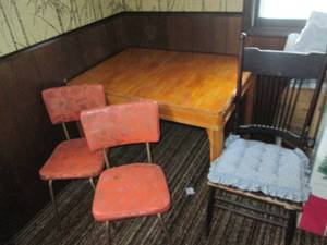 Vintage table with 3 chairs...