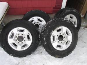 Set of 4 Rims and Bridgestone Durav...