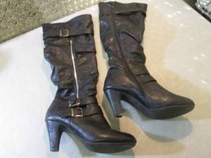 Pair of Ladies Tall Boots Size 10  ...