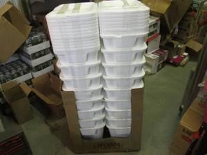 Lot of 17 28 quart Foam Coolers wit...