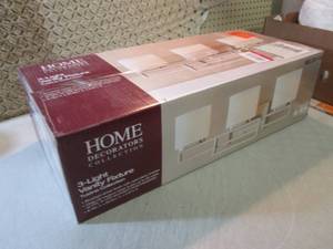 3-Light Brushed Nickel Bathroom Van...