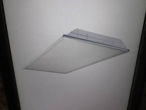 2 ft x 4 ft White Integrated LED Dr...